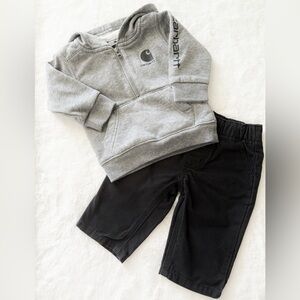 Carhartt Baby Boys Gray Outfit